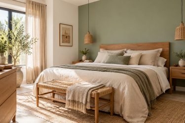 De qué color pintar un dormitorio de matrimonio según su luz y muebles
