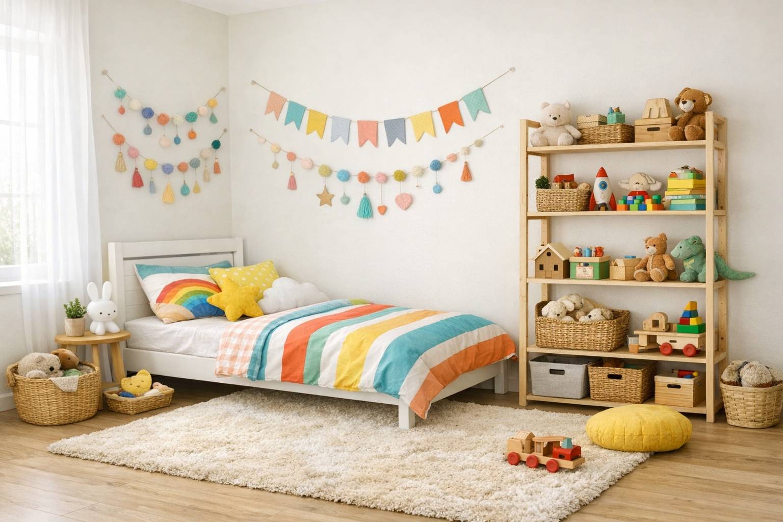 Ideas para decorar dormitorios infantiles de forma económica